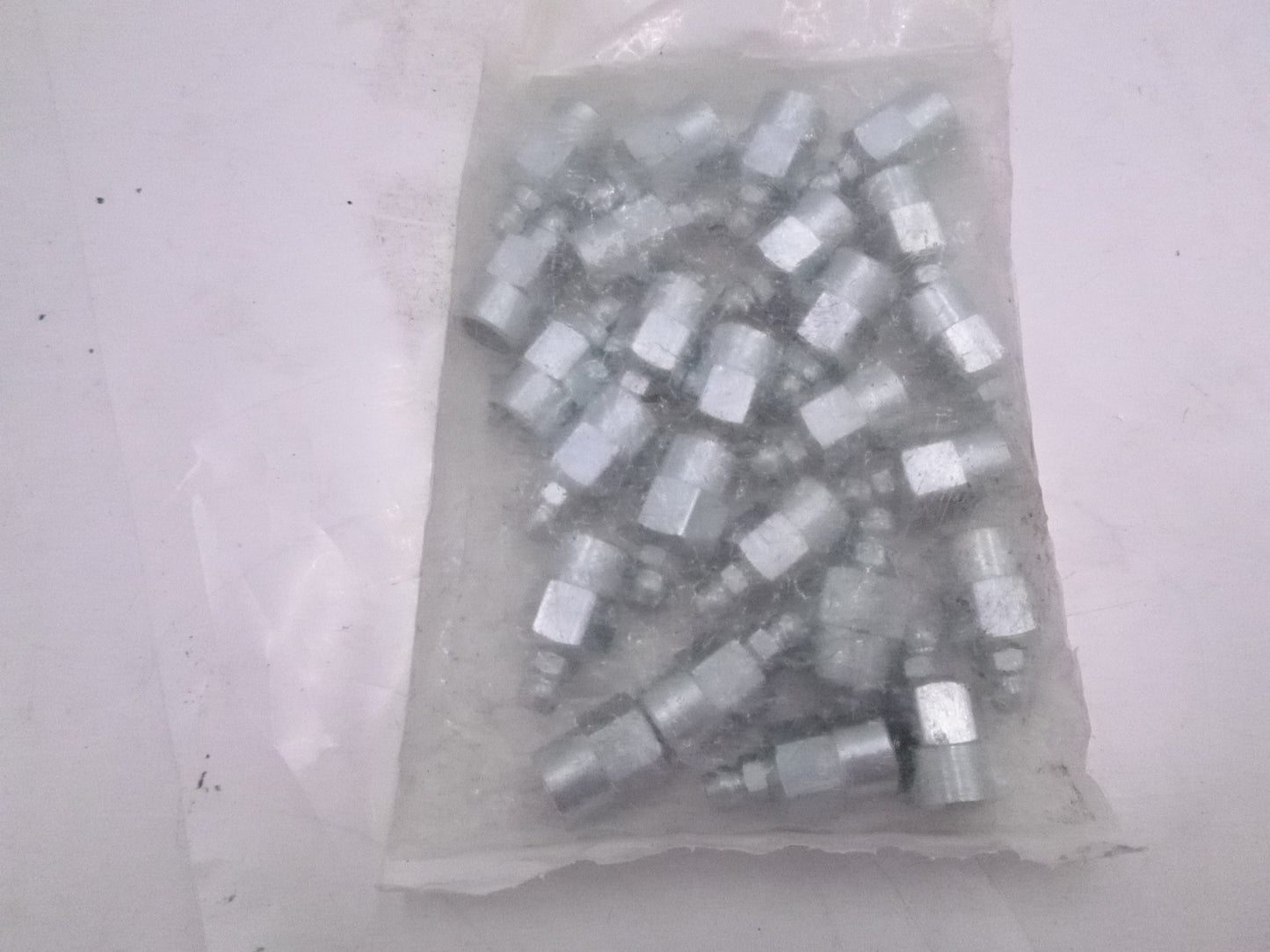 25 Pack Kimball Midwest 1/8" NPT x 3/4" Carbon Steel Straight Grease Fitting