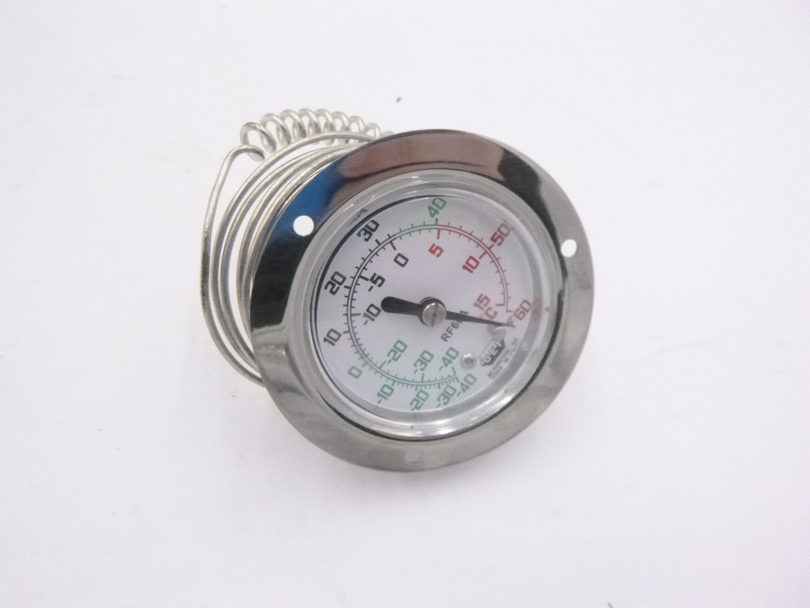 Uei Vapor Tension Dial Thermometer RF60A 2" Dial w/ #" Mounting Flange