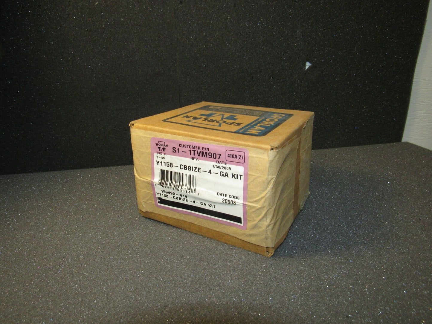 Sporlan S1-1TVM907 Y1158-CBBIZE-4-GA Kit 159493-010 Thermal Expansion Valve TXV