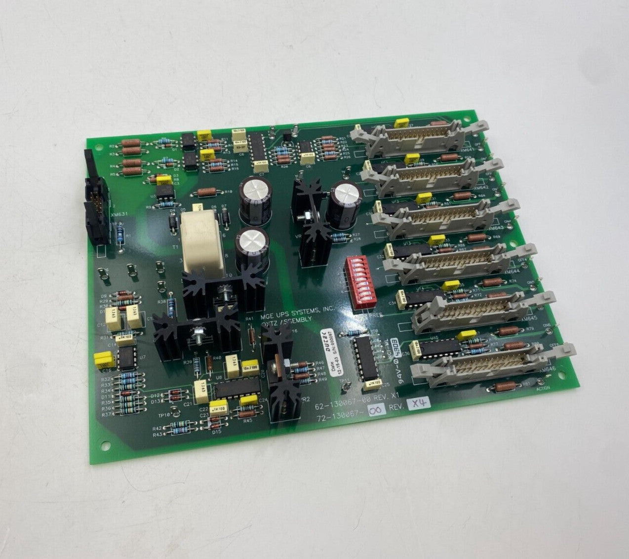 MGE UPS Systems APC 72-130067-00 OXTZ Assembly Main Printed Circuit Board REV X4