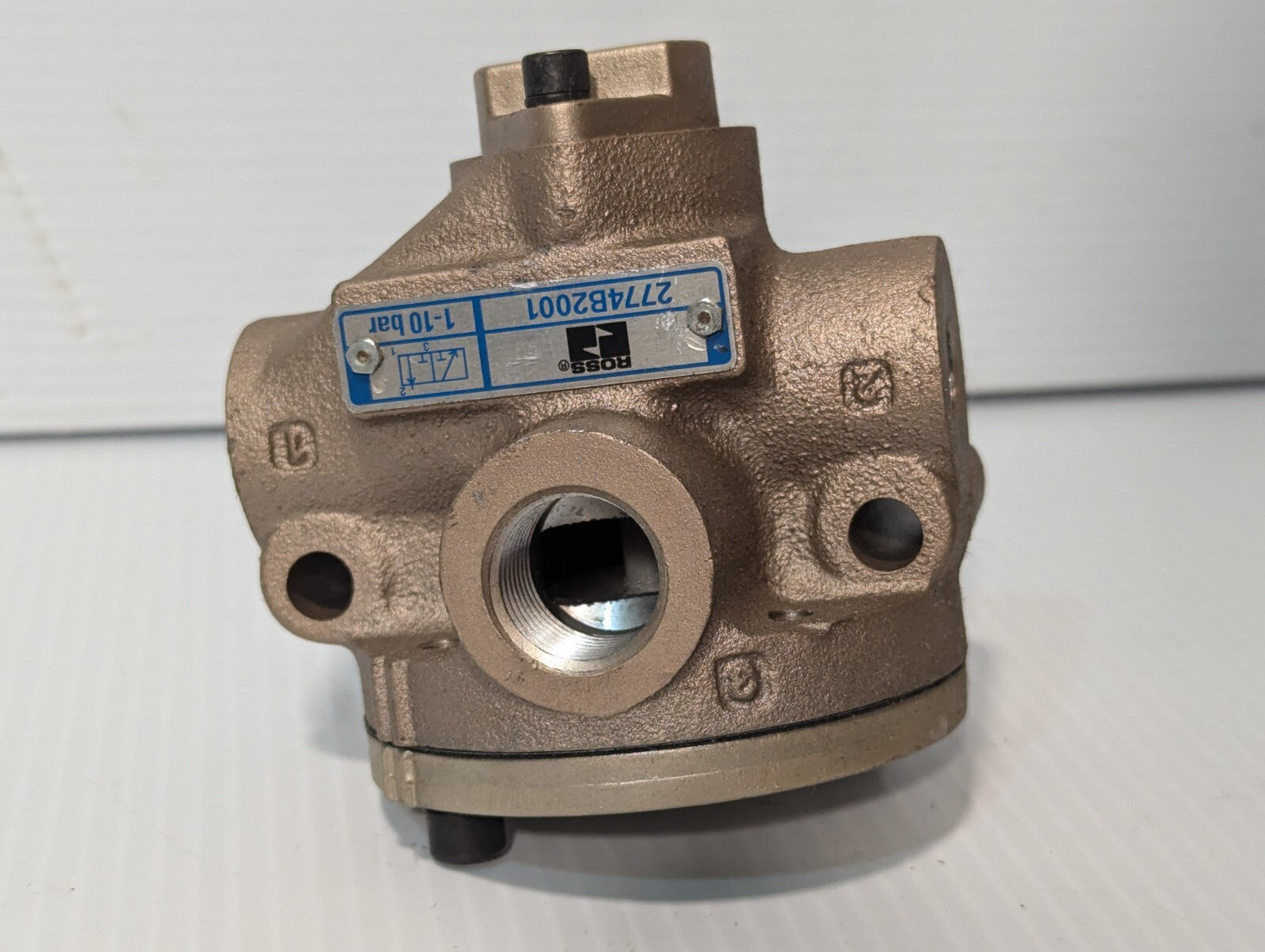 Ross Controls 2774B2001 3-Way Pneumatic Valve 1/4" 1-10 Bar -