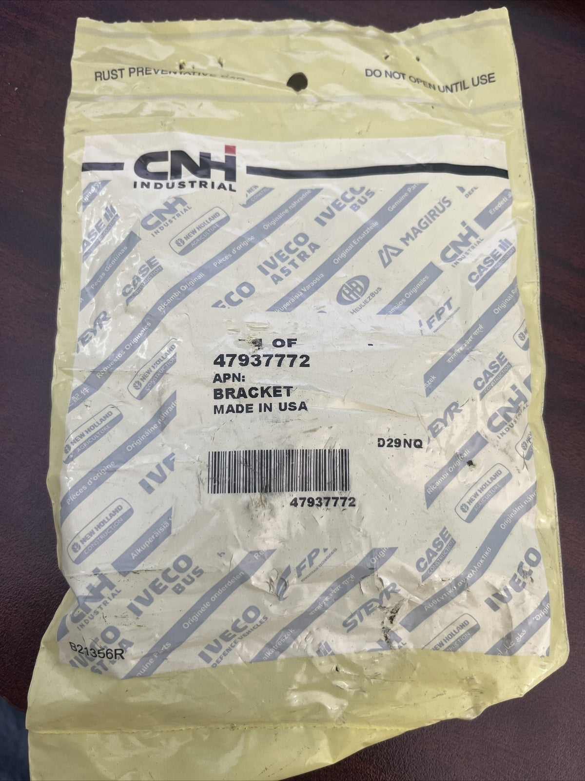 Case IH Bracket Part # 47937772