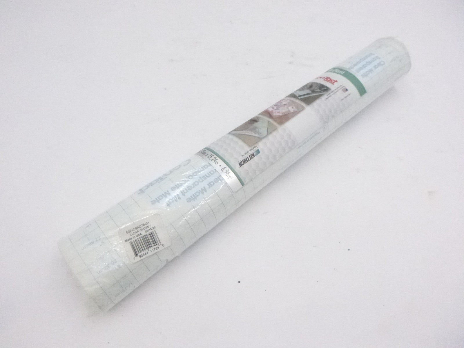 50' Con-Tact Brand Clear Cover Adhesive Covering Clear 18" Glossy
