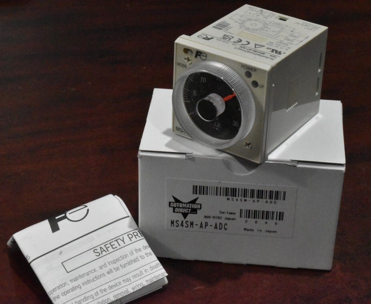 Automation Direct Fuji Electric MS4SM-AP-ADC On-Delay Relay Timer 0.05 ...