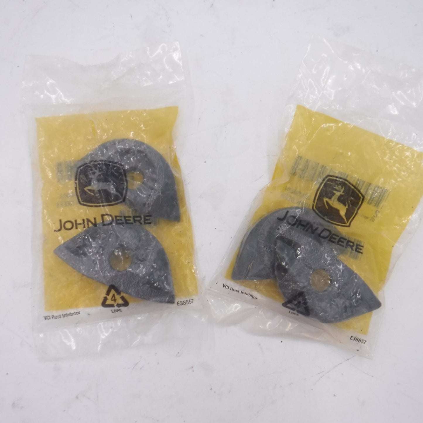 4 Pack OEM John Deere Cutterbar Wear Caps FH303250 Fits On 500R