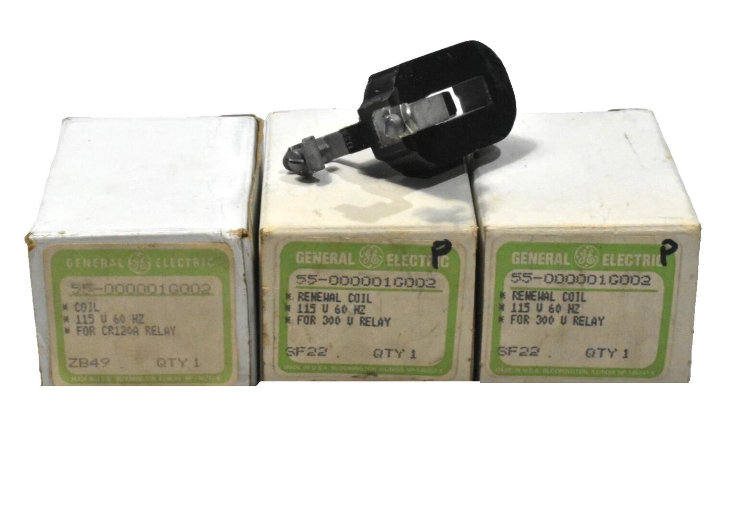 [Lot of 3] GE General Electric 55-000001G002 Renewal Coil NOS
