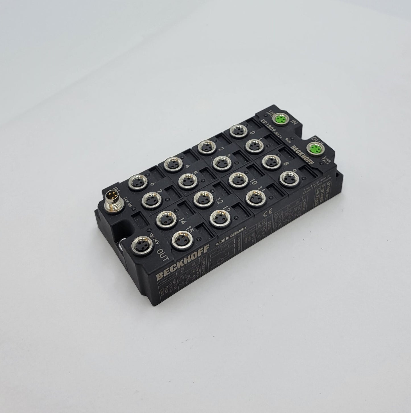 Beckhoff EP1809-0021 EtherCAT Compact Box 16 Channel Digital Input 24VDC 3.0 MS