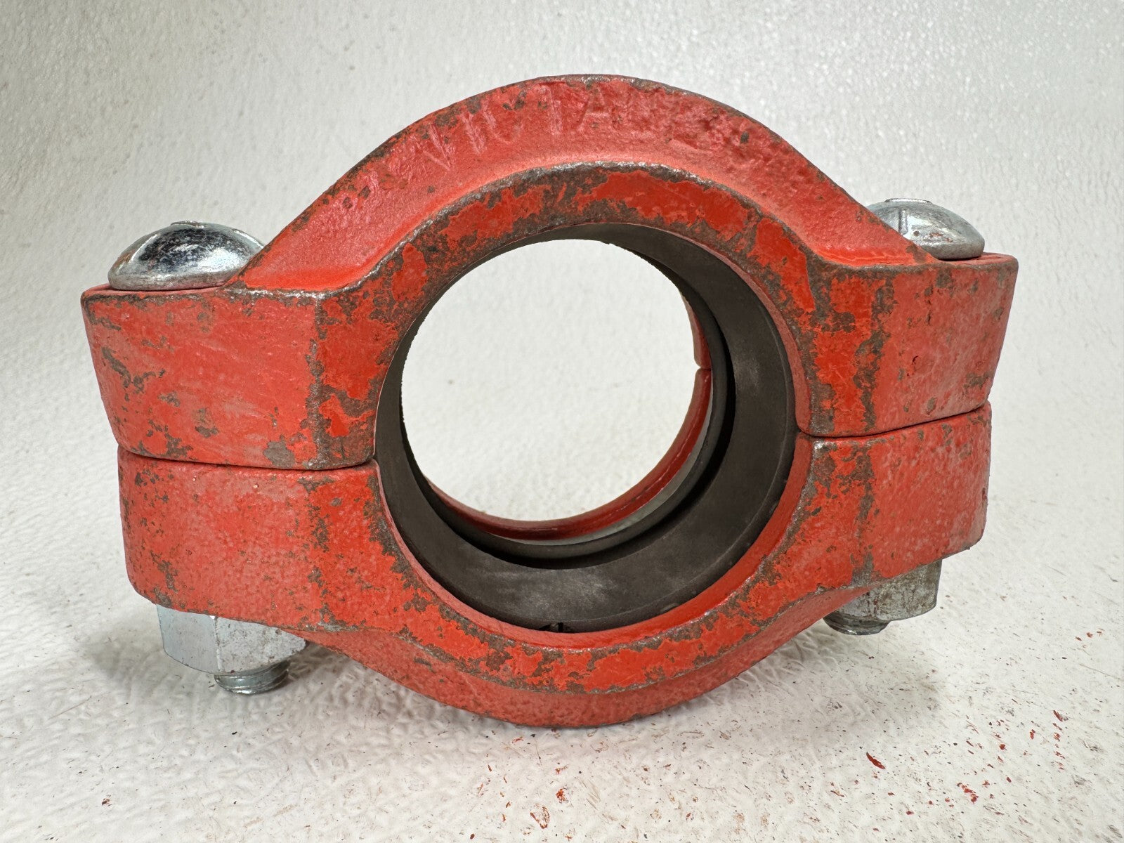 2" Grooved Pipe Coupling with Bolts and E-Gasket (Fits 2.375 OD Pipe Size)
