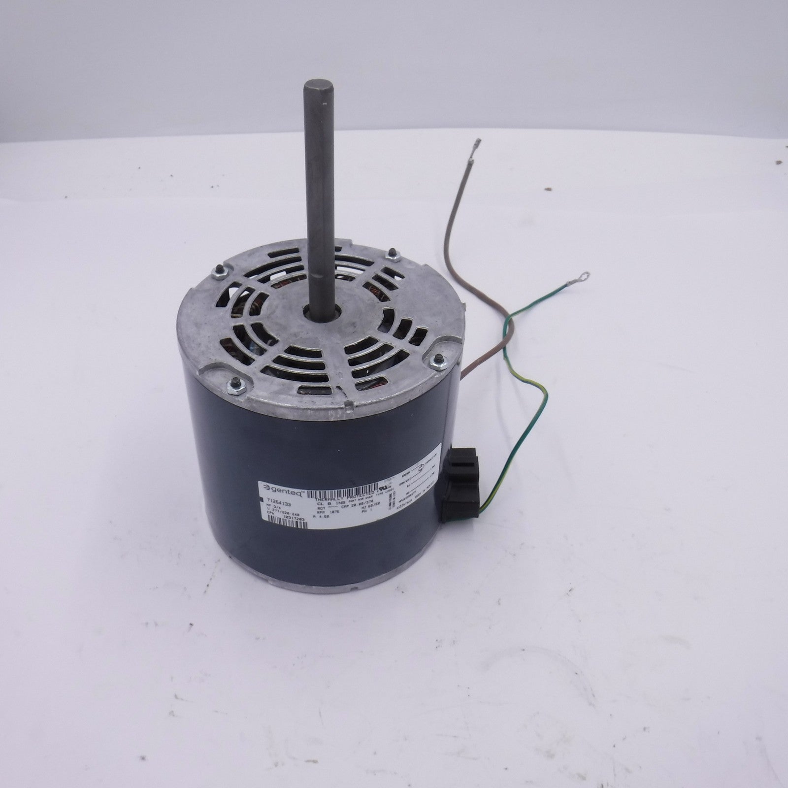 SEE DESC Titus 10317203 HVAC Motor 3/4HP 277V CCW Right Hand  1075 RPM