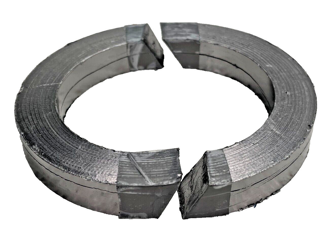 Graphite Gasket 2-Piece 3.625" OD x 2.3125" ID x 0.500" Thick