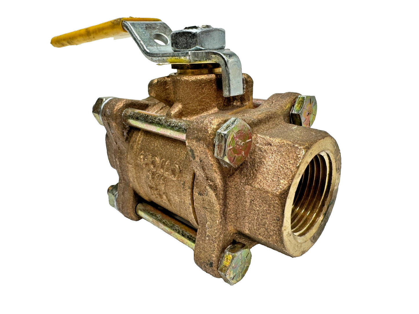 Apollo 82-144-10 3/4" NPT Bronze Full Port Ball Valve 600-CWP / 150-SWP Lever Op