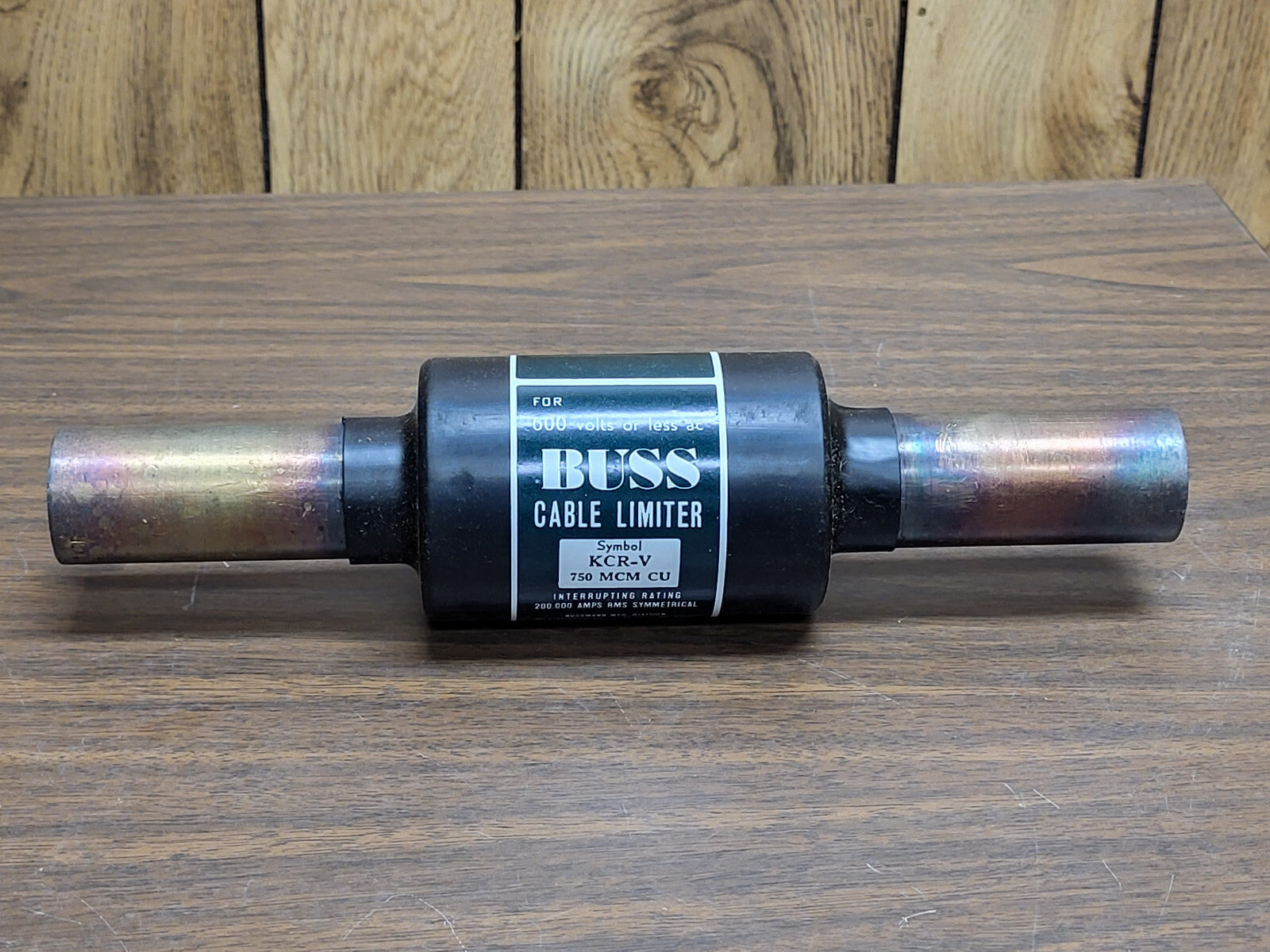 BUSSMANN KCR-V CABLE LIMITER 600VOLT 750MCM CU NEW