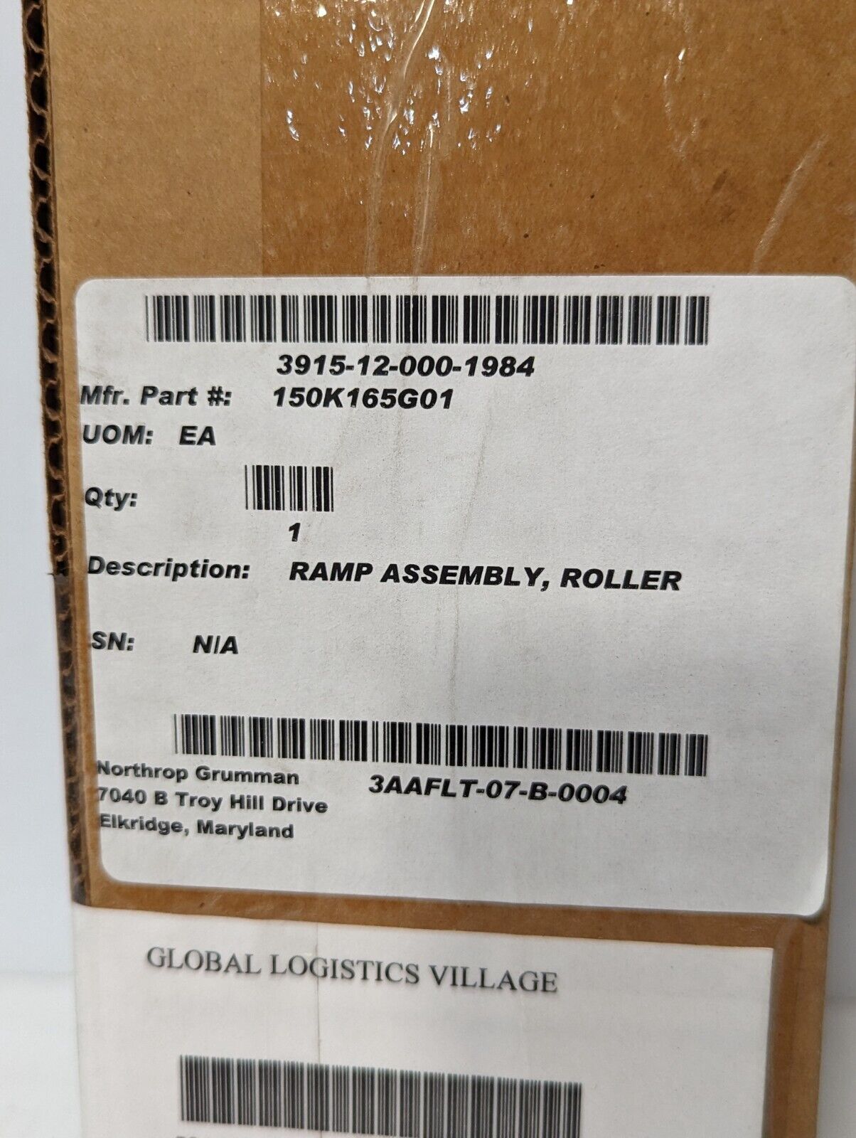 3915-12-000-1984 150K165G01 Roller Ramp Assembly