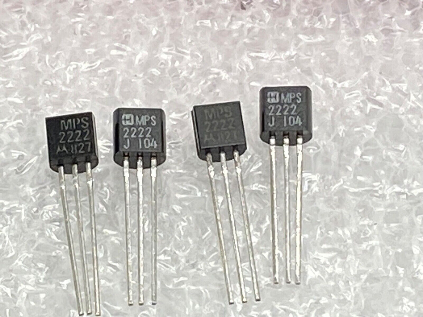 2N2222 pack of 4, NPN transistors silicon general purpose