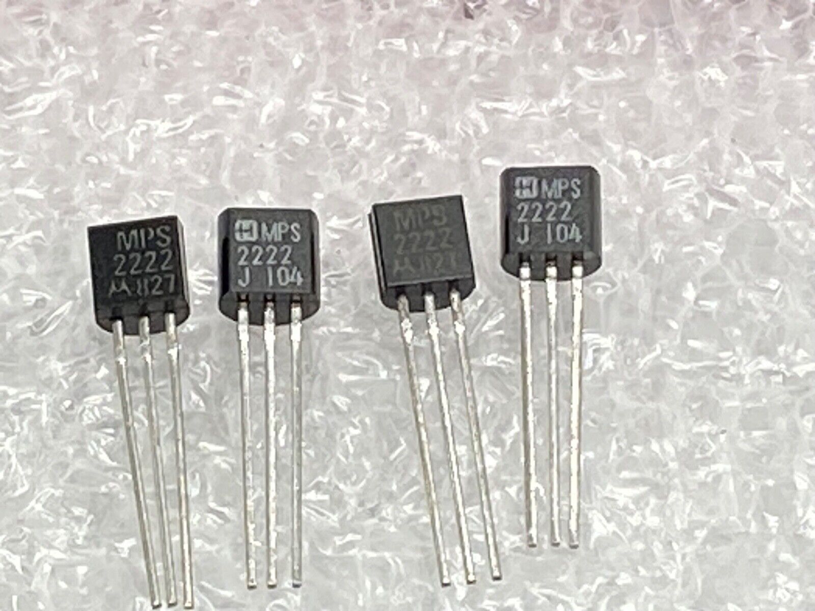 2N2222 pack of 4, NPN transistors silicon general purpose