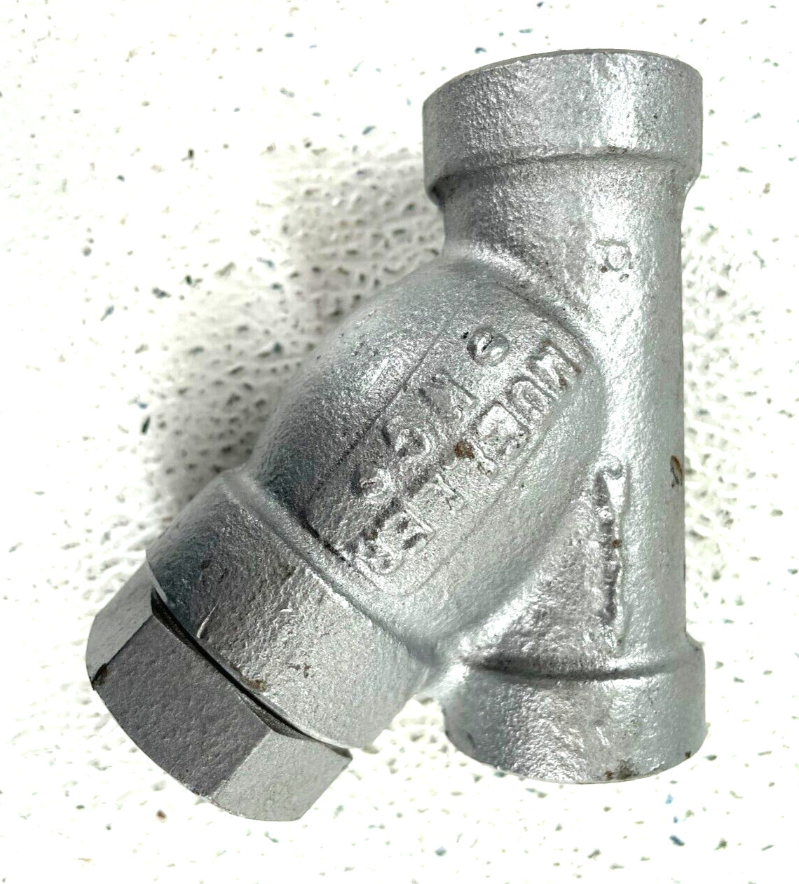 MUELLER Wye Y Strainer 1/2" Socket Weld WCB Class 600 1480-WOG 1/32" Perf Screen