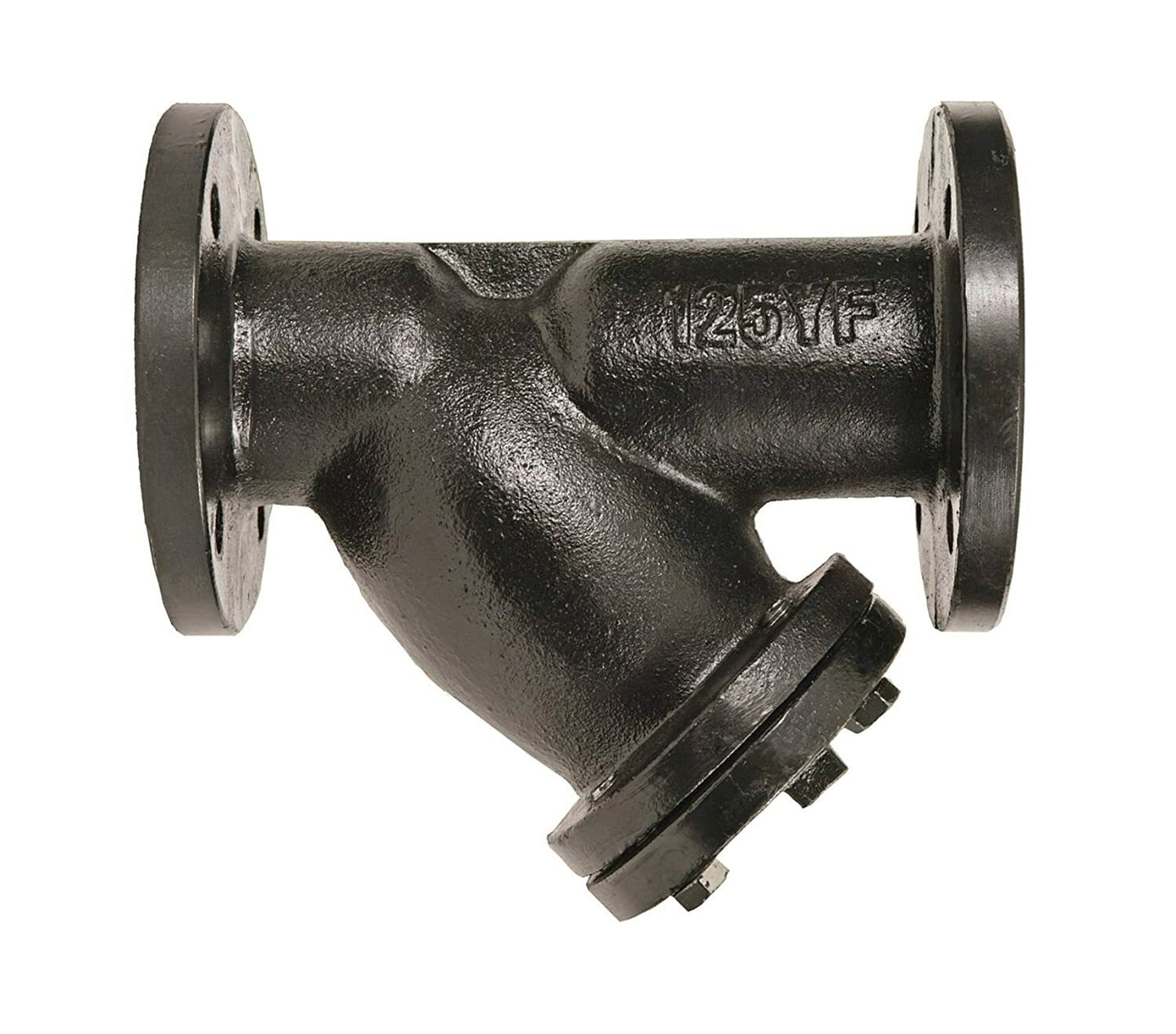 Wye Y Strainer 2-1/2" ANSI Class 125 FF Flanged | CI Body | SS Screen | 200 psi