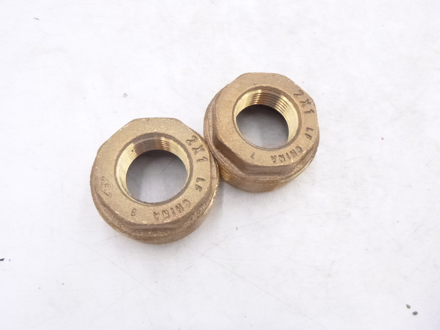 2 Pack Dixon HB2010 150# Threaded Reducer Hex Bushing 2" Male NPT x 1" Female NP