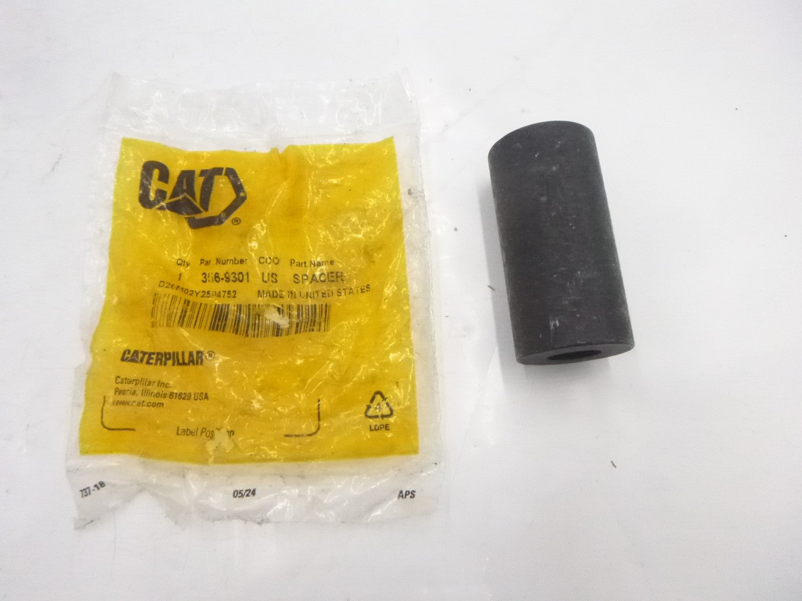 Genuine OEM CAT 60mm Thick Hard Spacer 356-9301 For G3516H G3520H 3516E