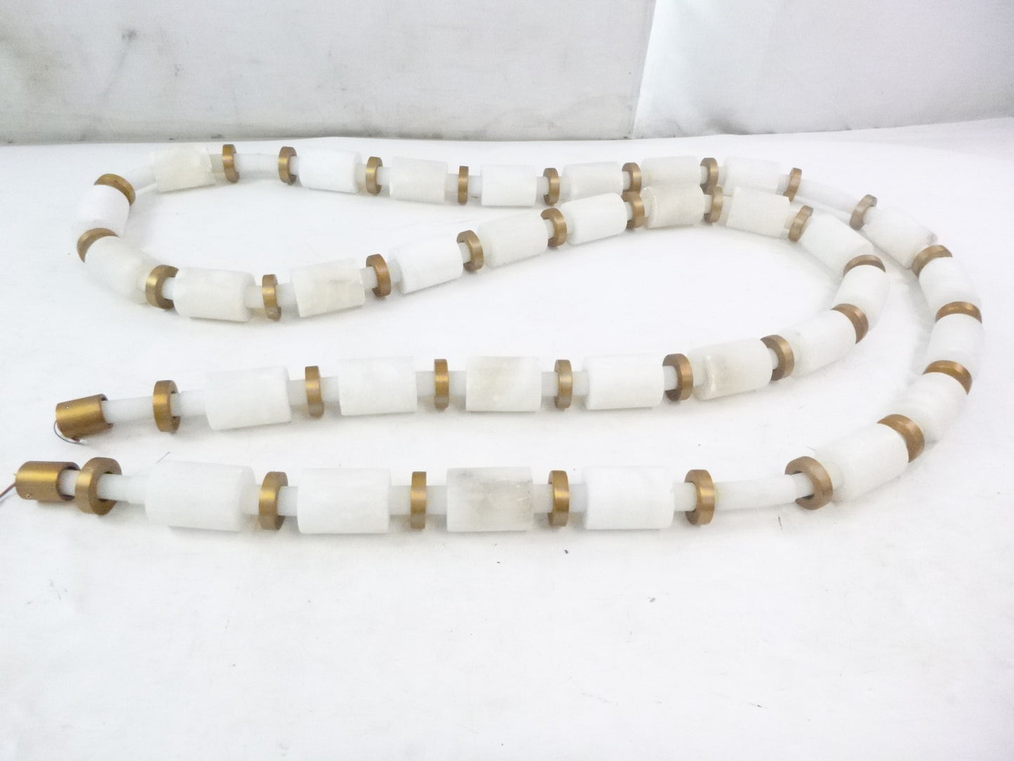 Entice 33 Light 181" LED Multi Light Pendant Alabaster 3" Gap 3/4" Collar 1/2