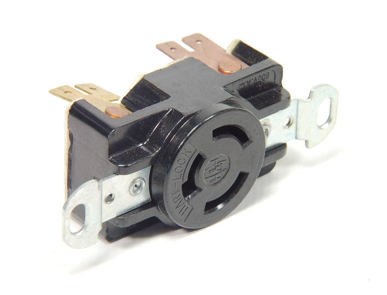 Arrow Hart-Lock L9-20R 2 Pole, 3 Wire, 20A@250VAC, 10A@600VAC Twist Receptacle