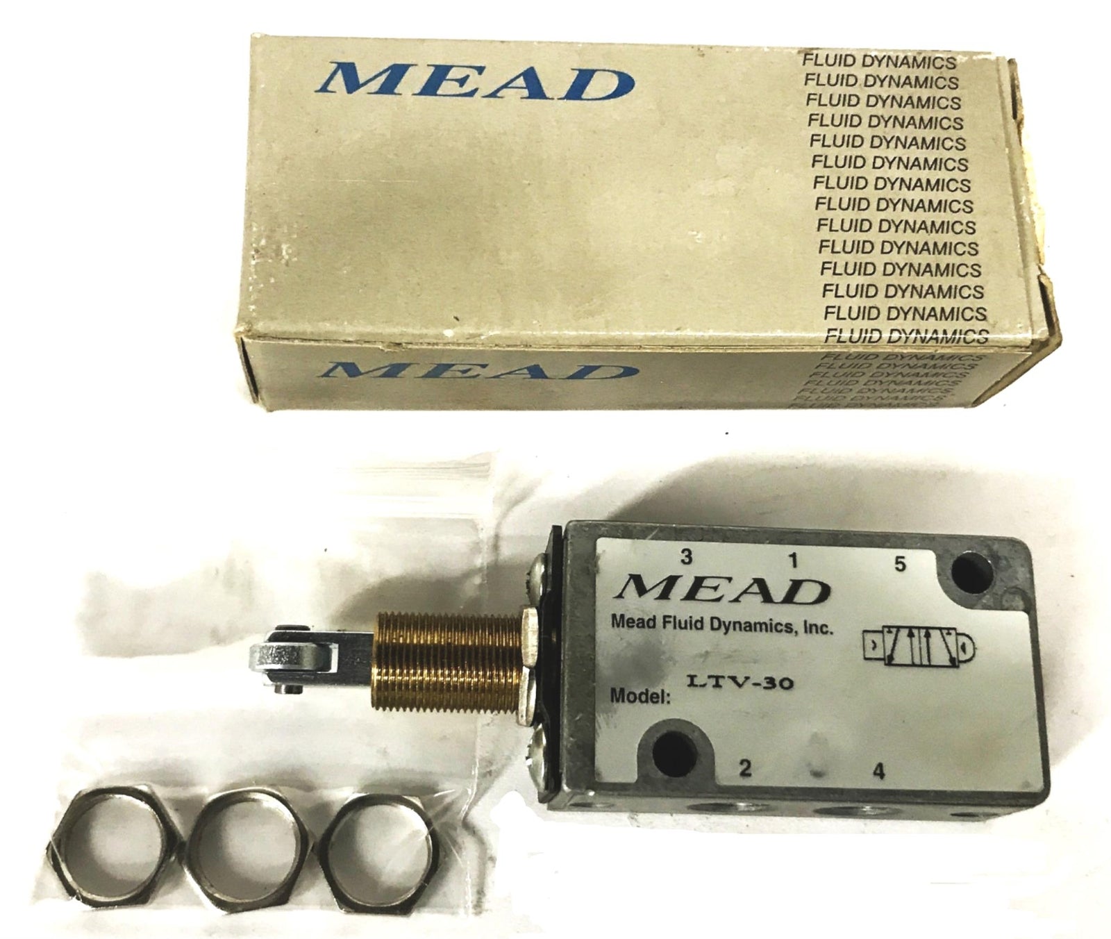 Mead 4-Way Roller Valve LTV-30 NOS