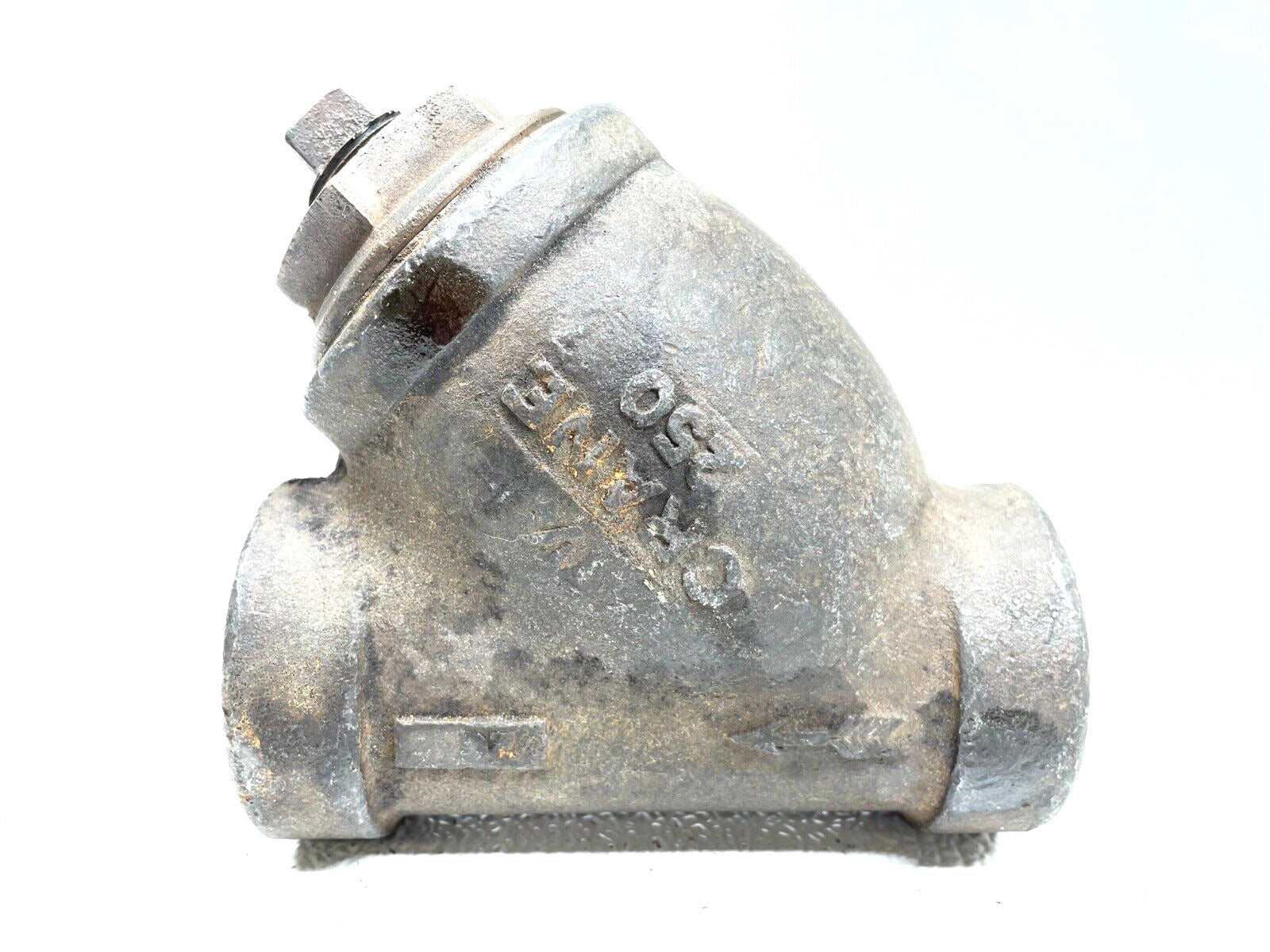 Cast Bronze Y Strainer 1-1/4" NPT Class 250 / 1/8" Perforation w/ 20-Mesh Screen