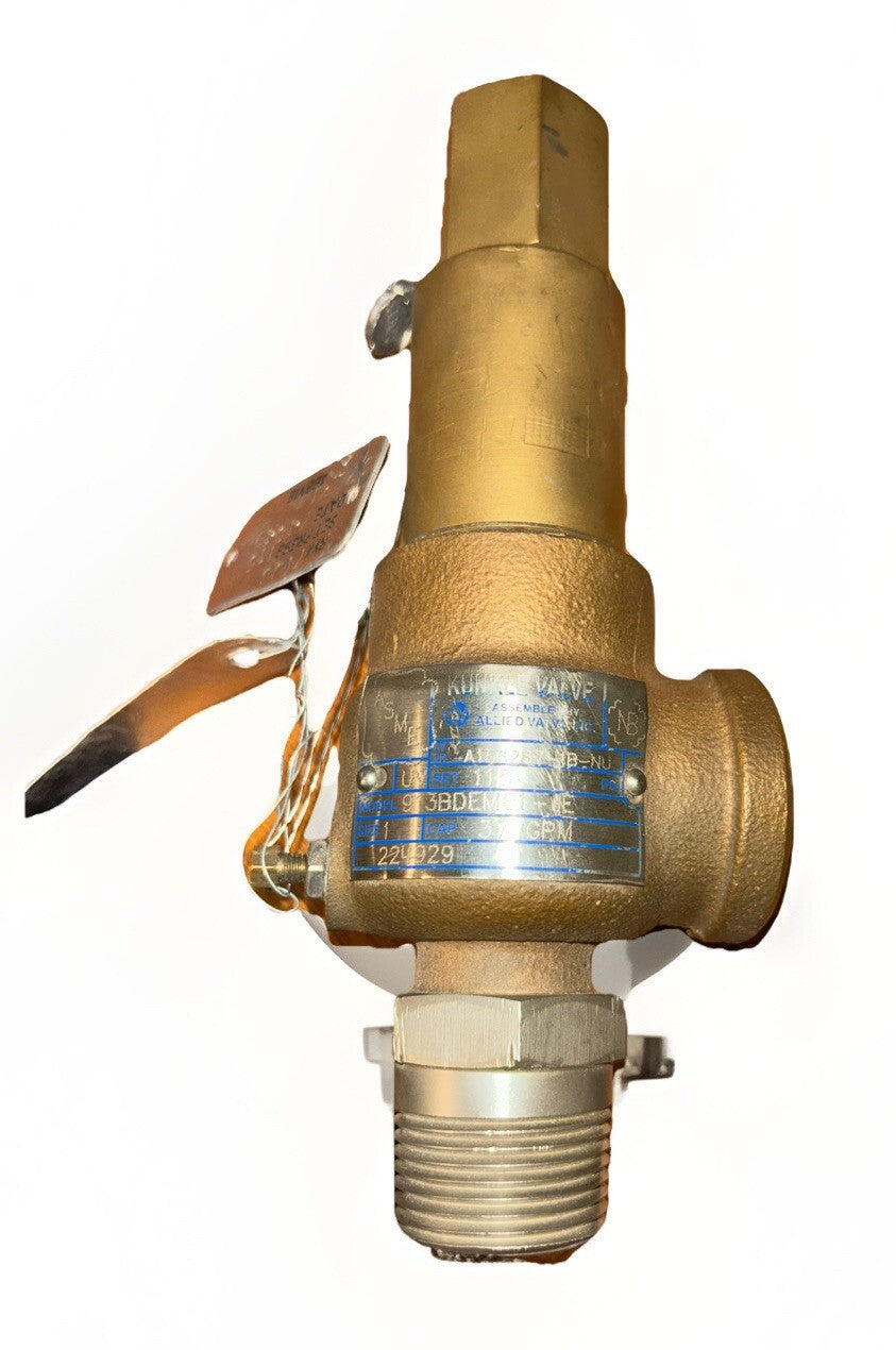 KUNKLE 1" 115 PSI PRESSURE RELIEF VALVE 913BDEM01-JE. NEW! FREE SHIPPING!    P9