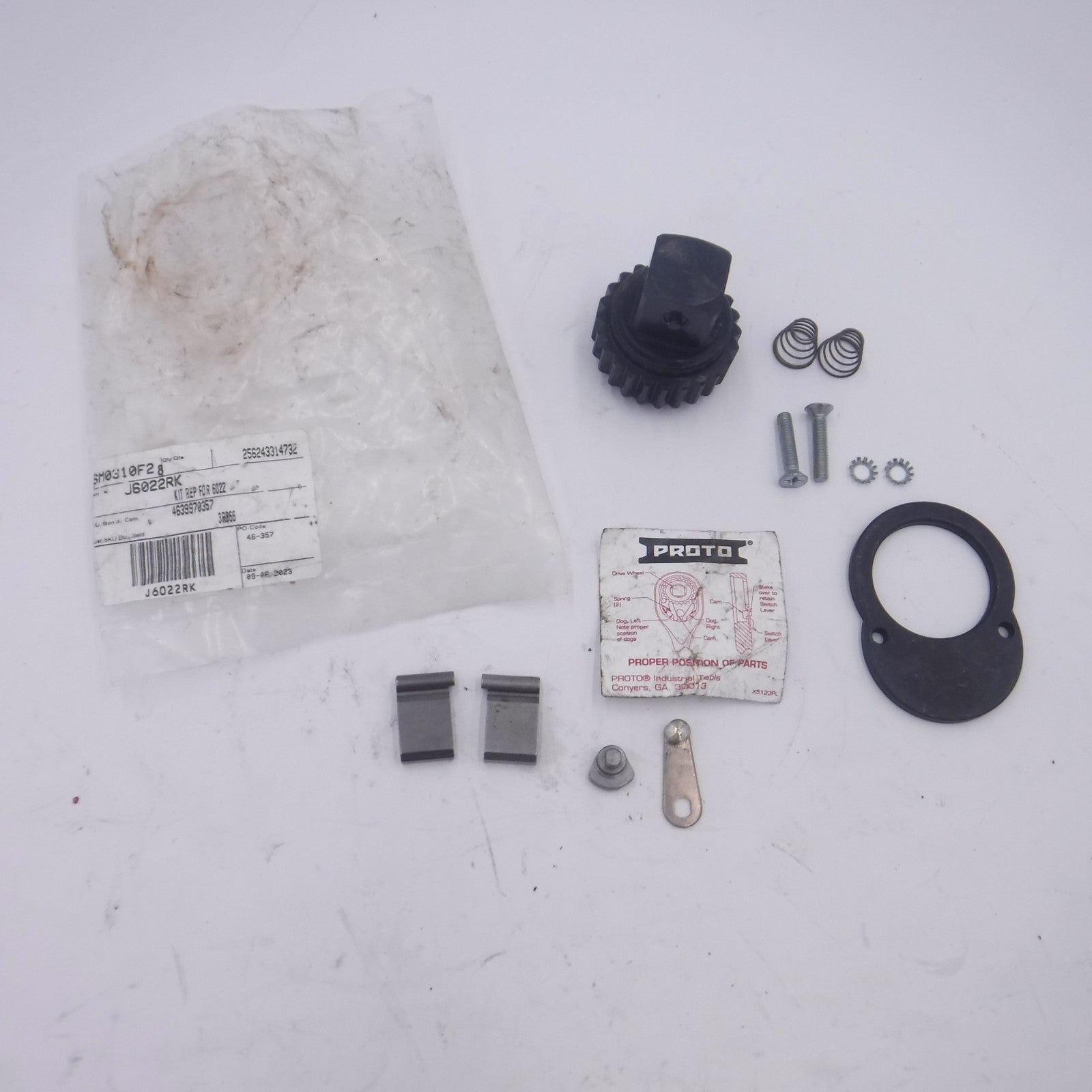 Proto 1" Torque Wrench Ratchet Repair Kit J6022RK 3/4" Drive