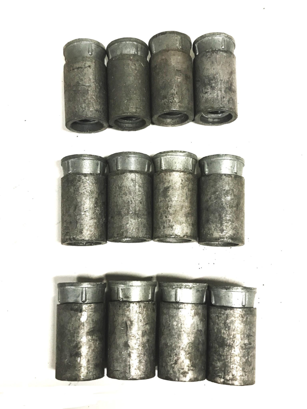 Unbranded 1/2 inch Lead Machine Screw Anchor [Lot of 12] NOS