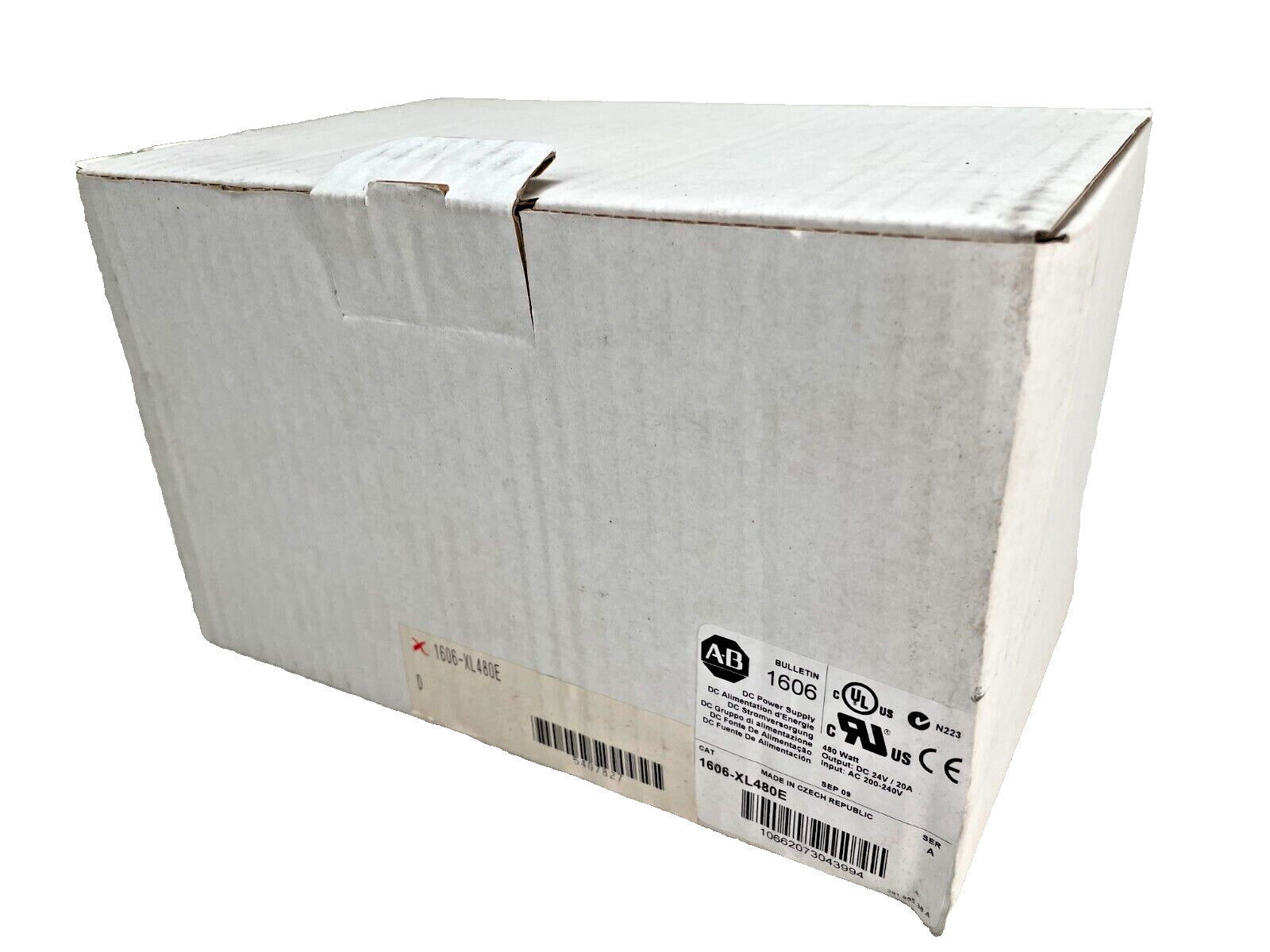 Allen Bradley 1606-XL480E DC Power Supply 480W, Out: 24VDC / 20A, In: 200-240VAC
