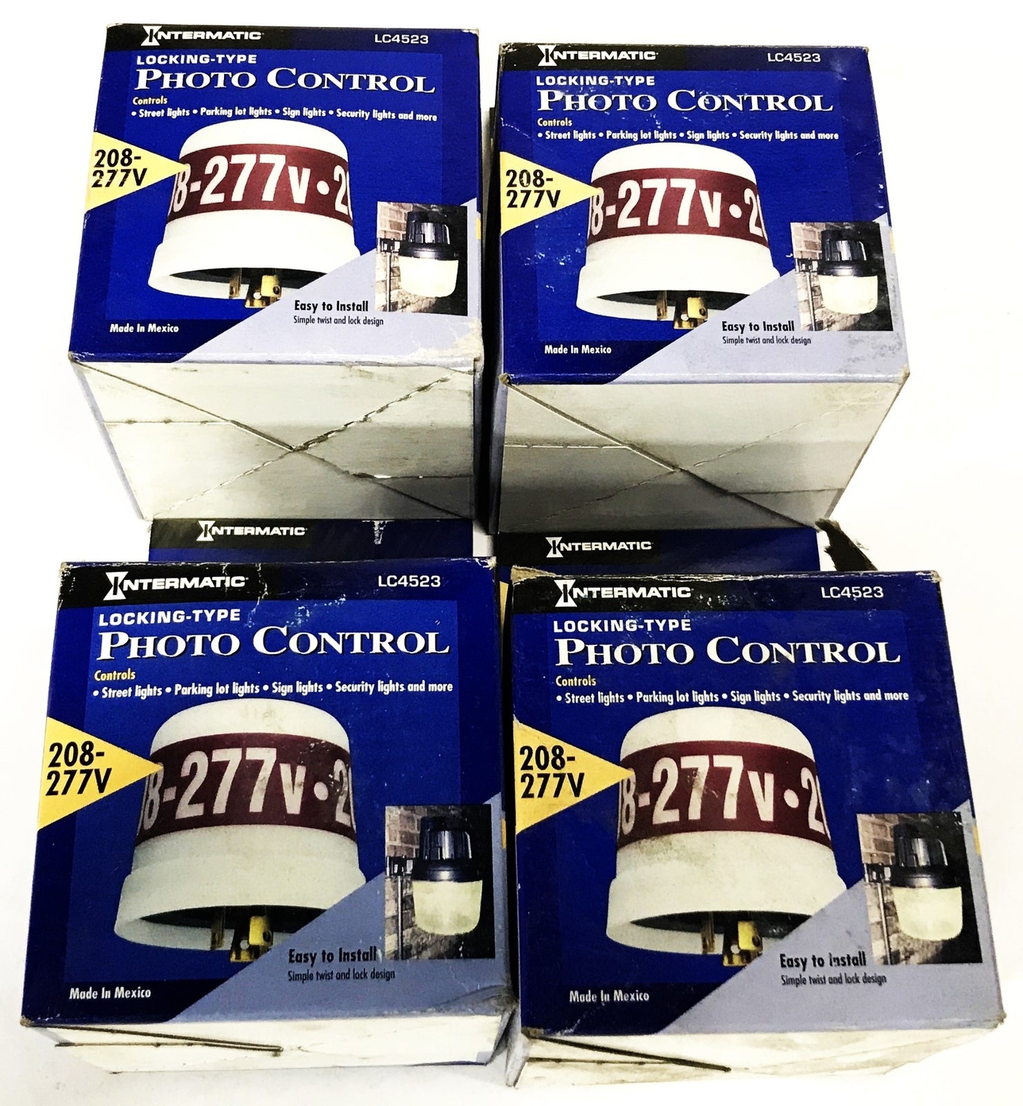 Intermatic Locking Type Photo Control LC4523 [Lot of 4] NOS