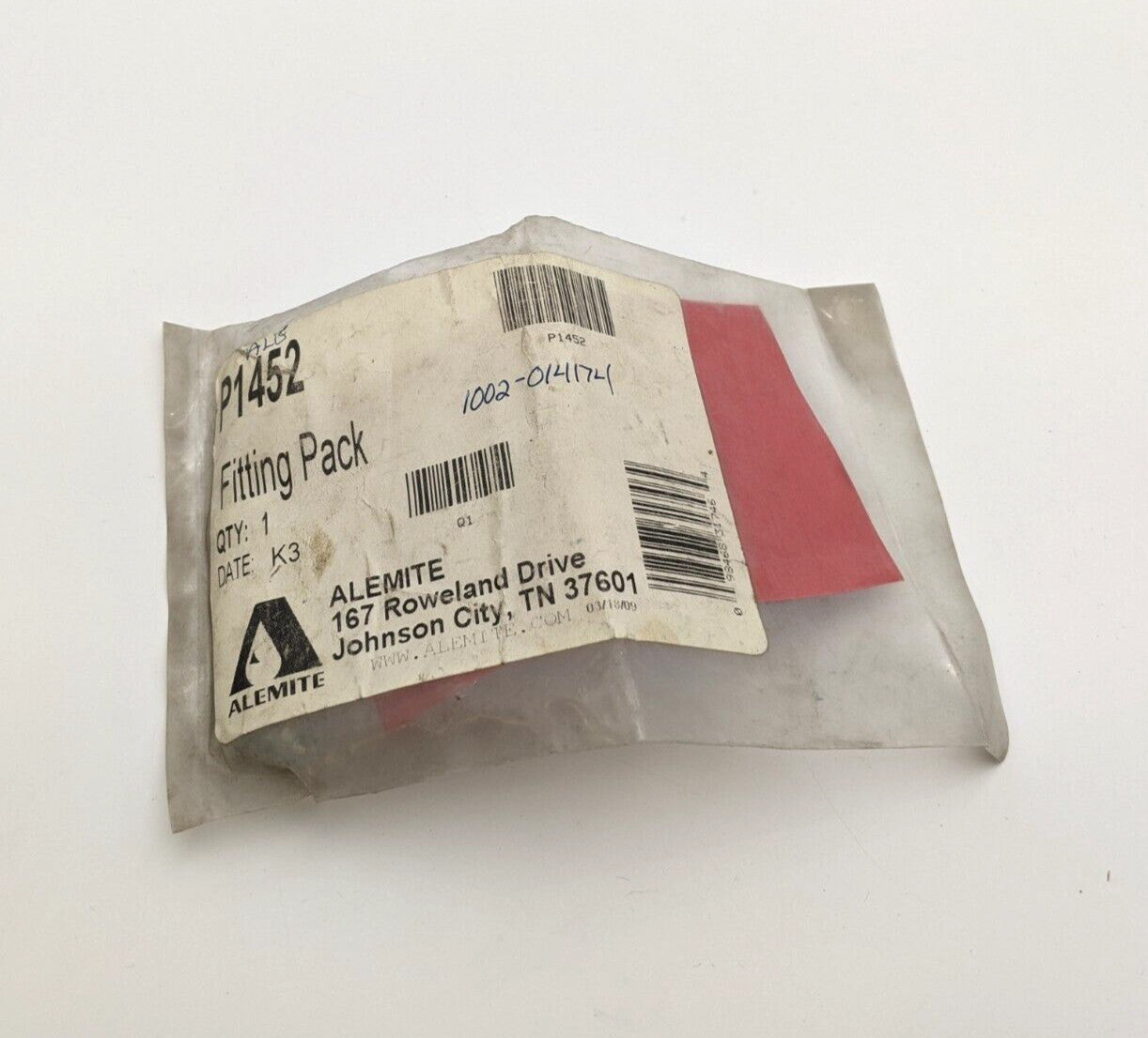 10PC Alemite P1452 Fitting Pack Threaded Slotted 1/8" NPTF Thread P-1452 NOS