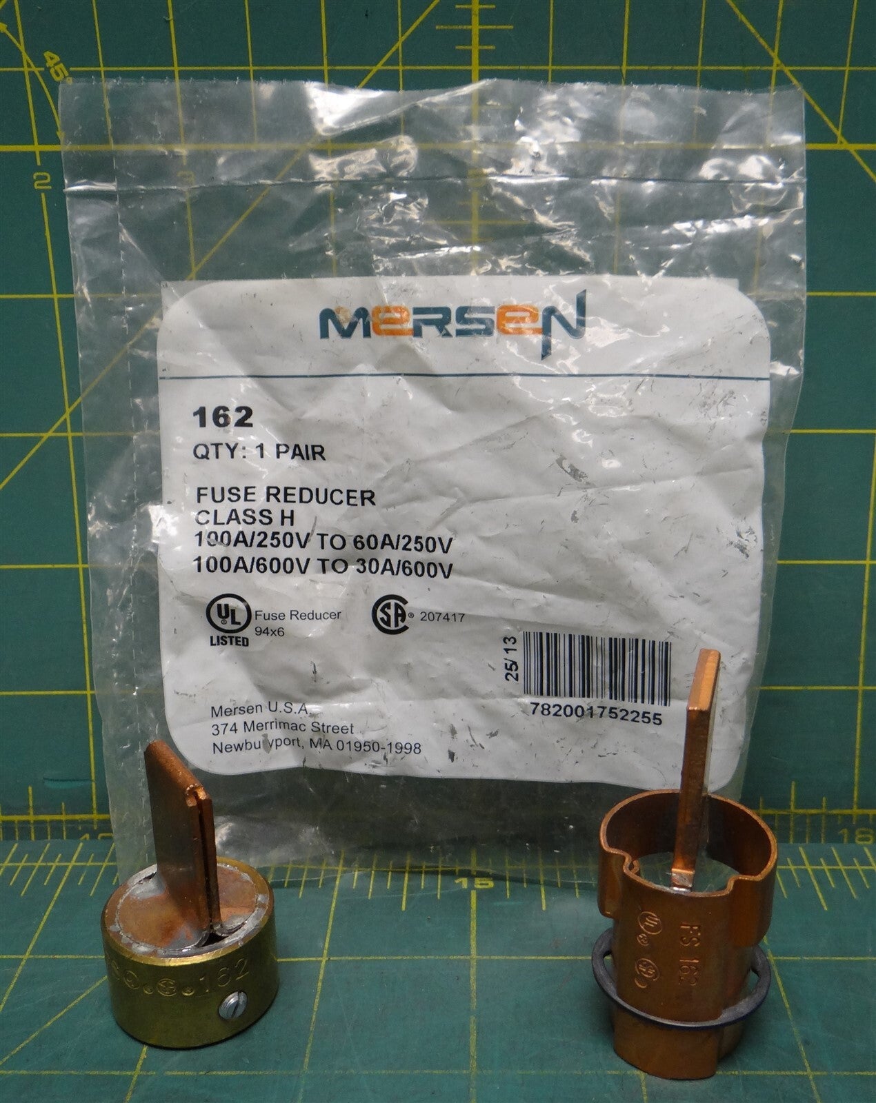 Mersen-Ferraz Shawmut 162 Fuse Reducer Holder 600V 100 A To 30 A Non-Rejection