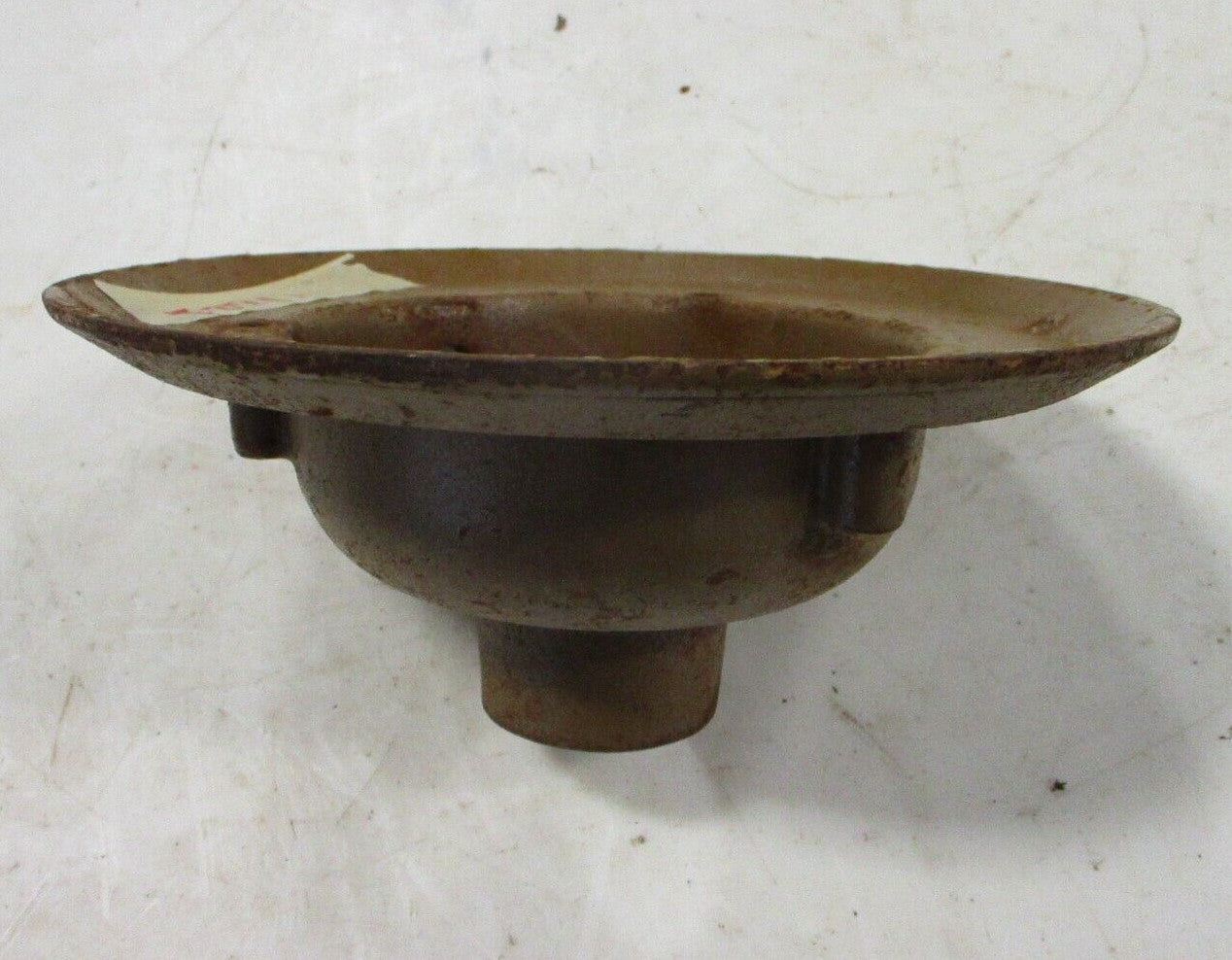 Smith 9" Floor Drain Body / 2" No Hub Outlet / 3/4" Side Tap