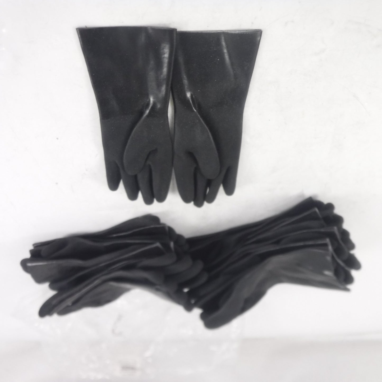 12 Pack Sandy PVC Gloves w/Interlock Lining 14" Cuff Length D8430-14