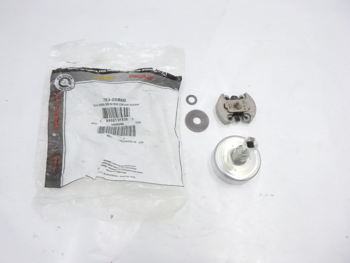 Genuine OEM MTD 753-05860 Small Clutch Drum Assy Kit