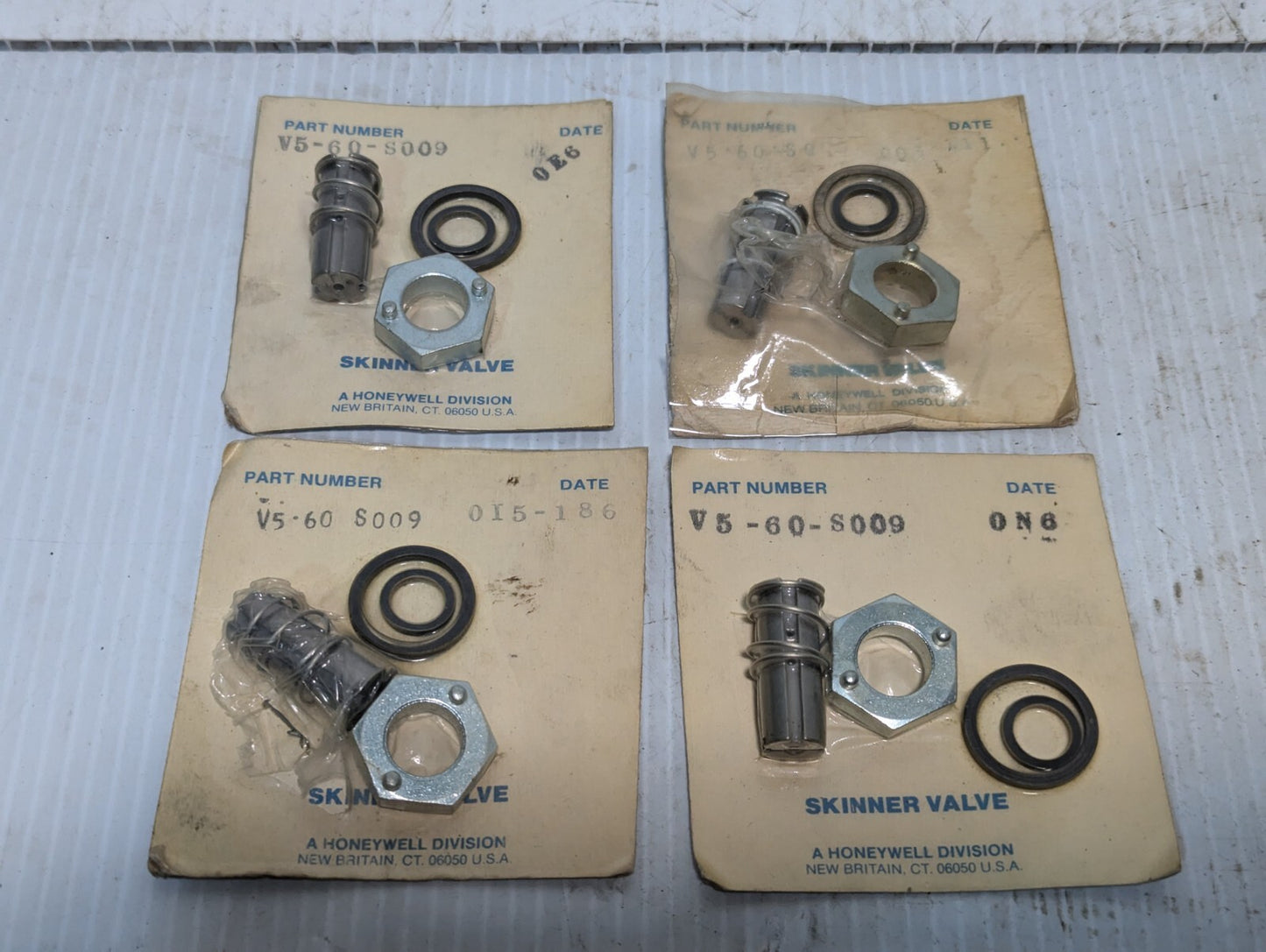Lot of 5 Honeywell Skinner V5-60-S009 Valve Repair Kit+Returns