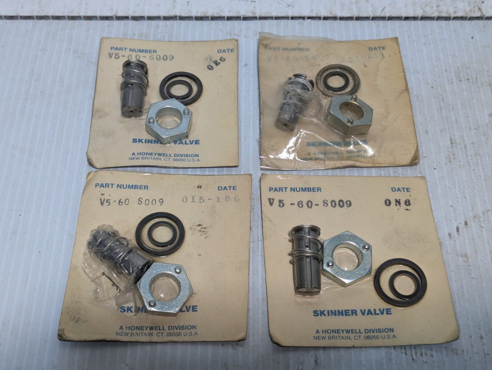 Lot of 5 Honeywell Skinner V5-60-S009 Valve Repair Kit+Returns