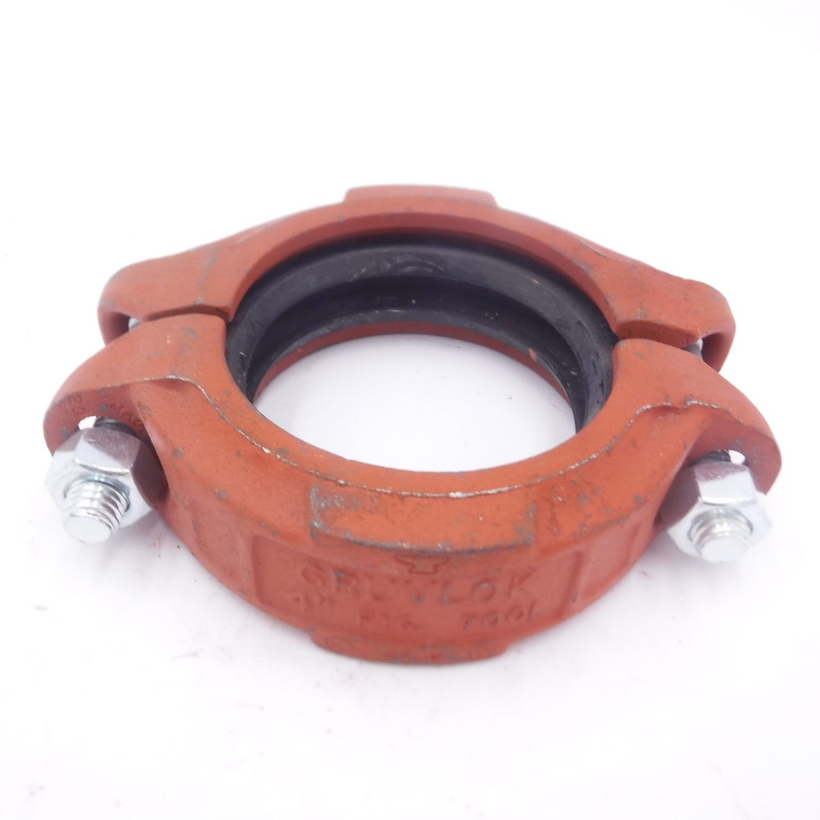 4" Gruvlok Fig. 7001 Flexible Pipe Coupling w/Orange Stripe Gasket