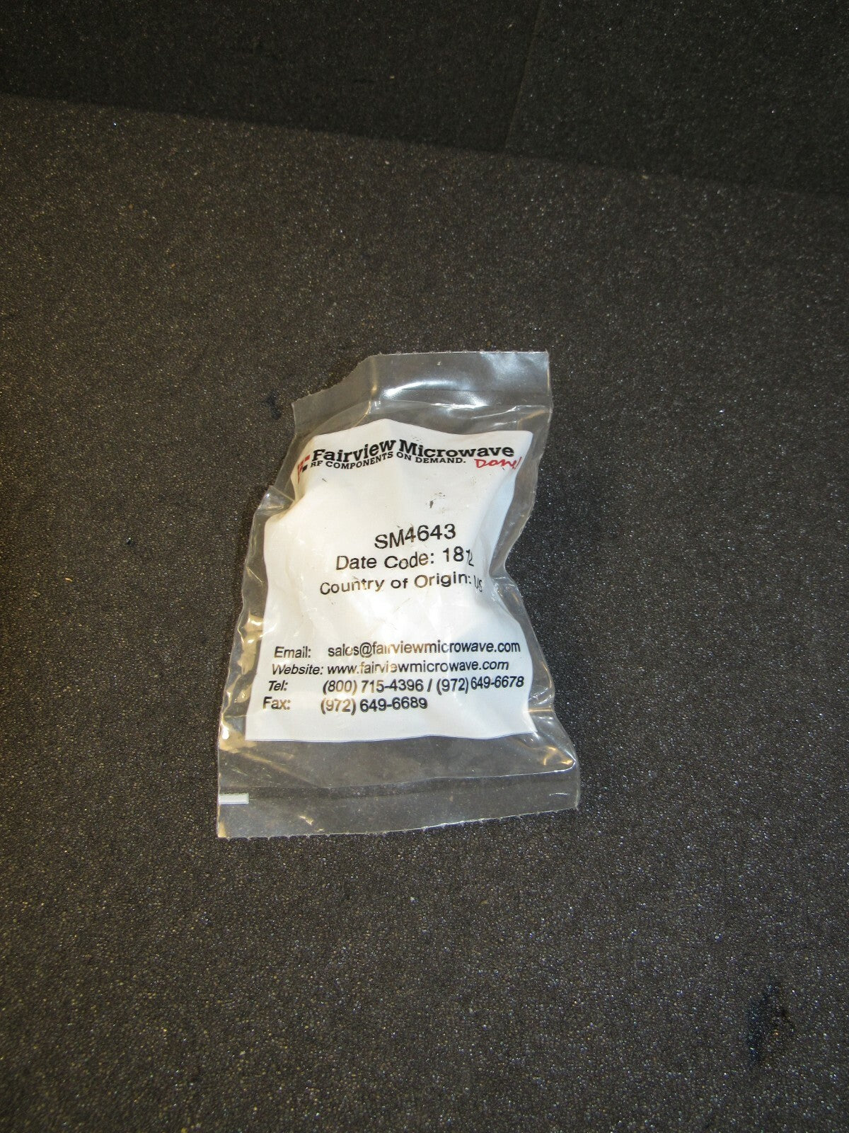 Fairview Microwave SM4643 7/16 DIN Female to HN Male Adapter