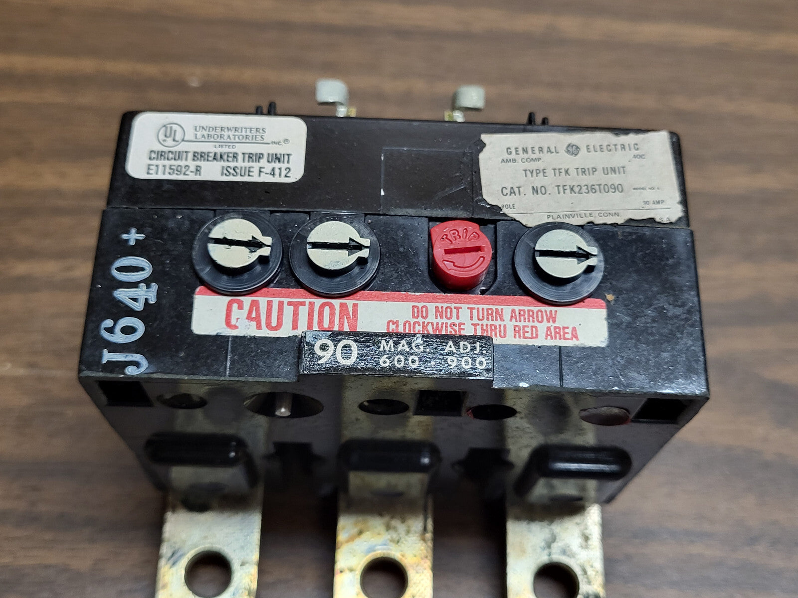 GENERAL ELECTRIC TFK236T090 90AMP 600VOLT TRIP UNIT NEW