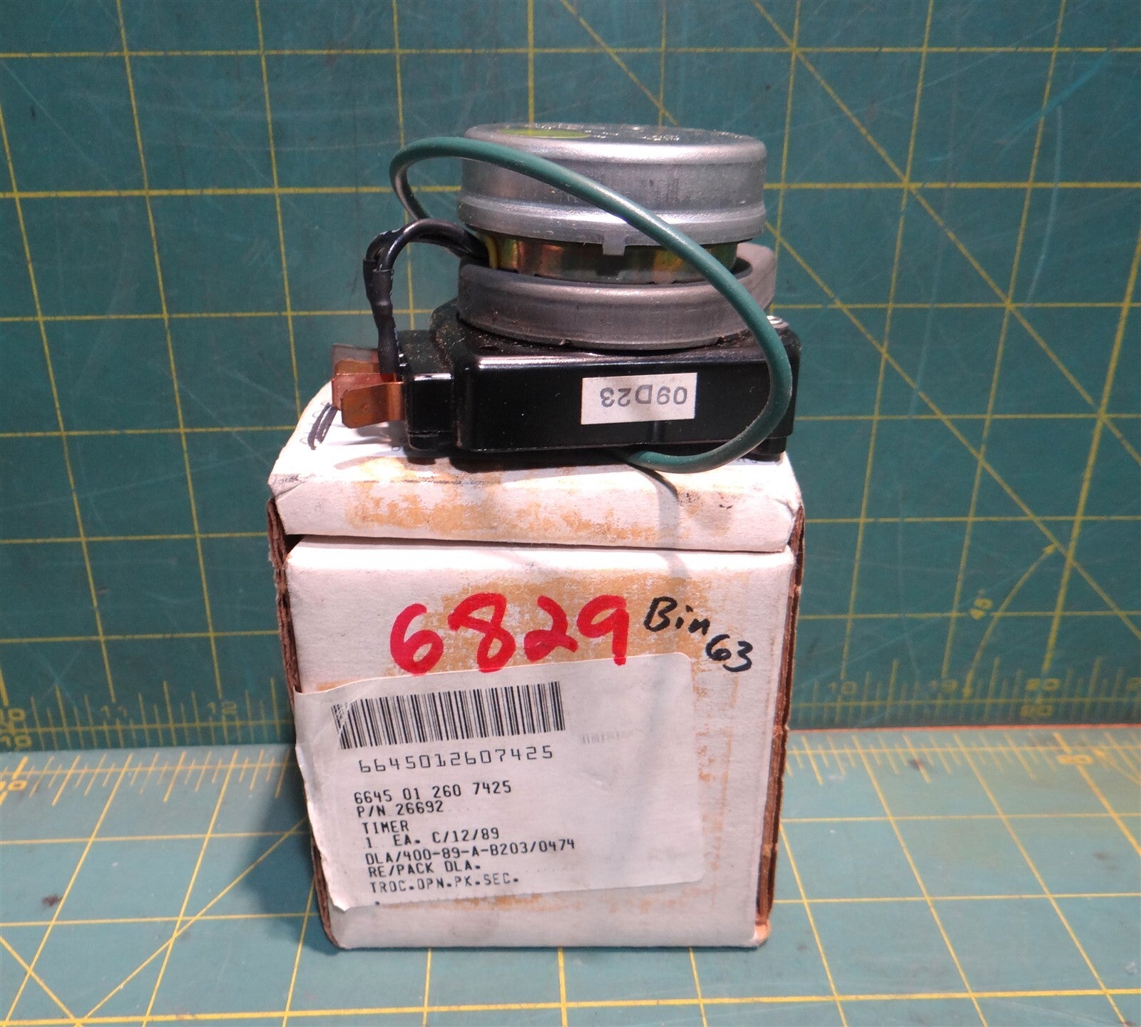 Alter Harry Interval Timer 120 VAC 60 Hz, P/N 26692 NSN 6645-01-260-7425