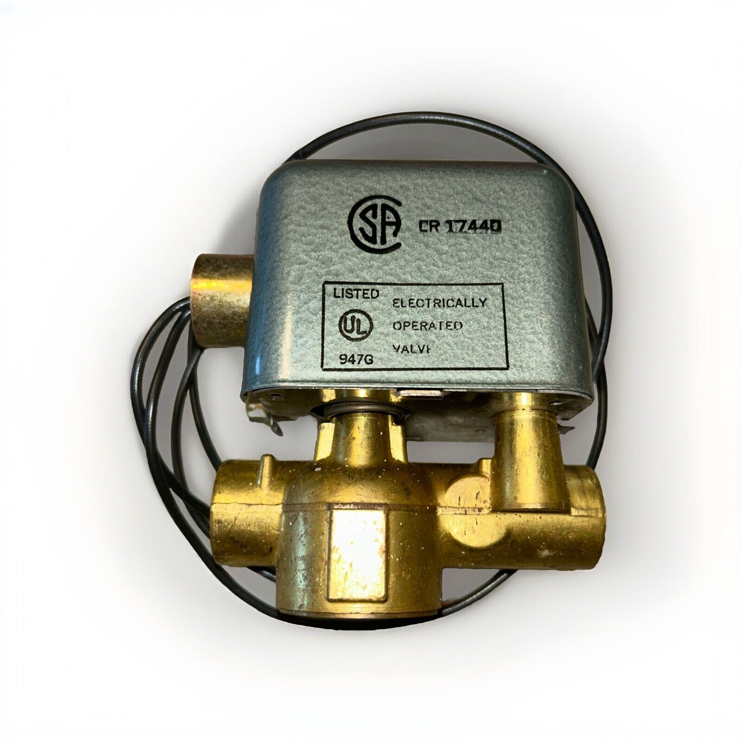 Erie Motortrol 647B407-18D0 2-Way Valve 5/8 Sweat - 208 V, 25PSI, 6.5 Watt.  F6