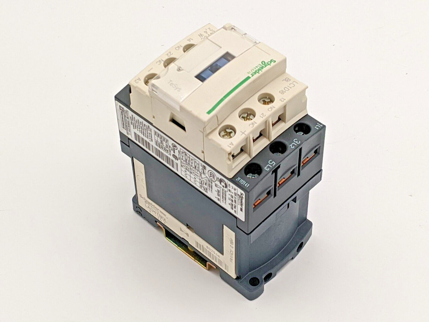 SCHNEIDER LC1D18BLS177 IEC Contactor 24 Volt Coil 32 Amp 3 Pole 15 HP  -  NEW