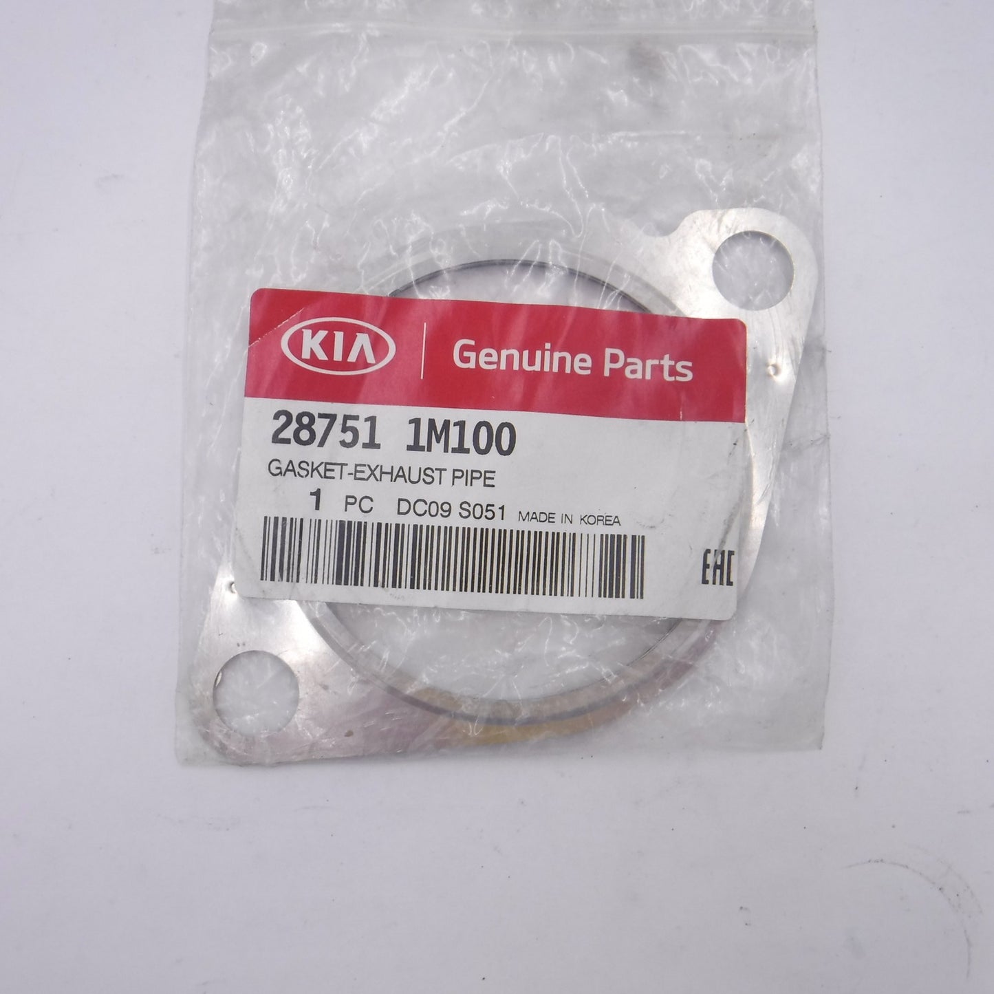 OEM KIA Exhuast Pipe Gasket 287511M100 Fits 2017-2019 KIA Soul