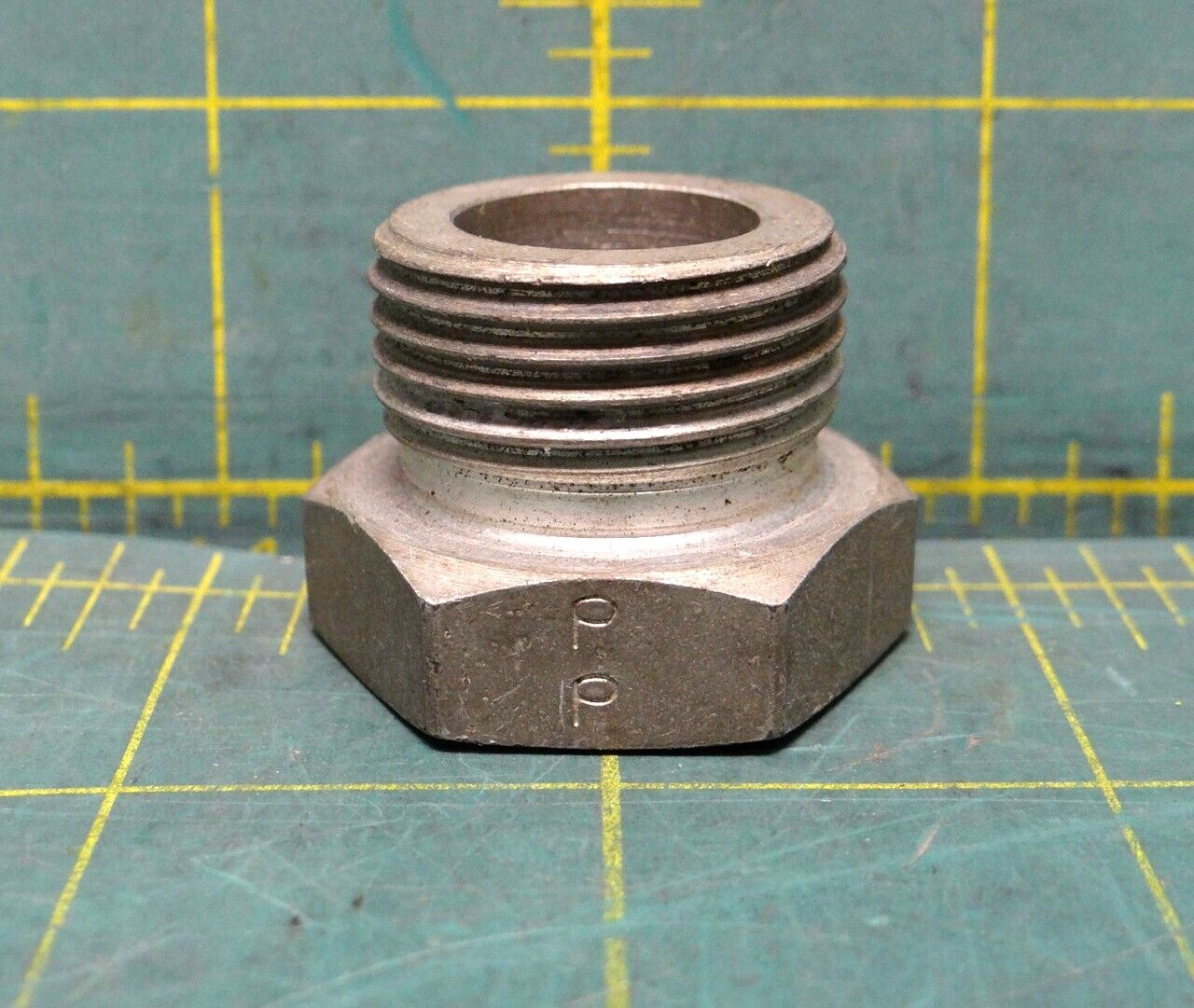 Parker S58 Reducer Bushing 1"-12 Male to 3/4"-16 Female, Steel