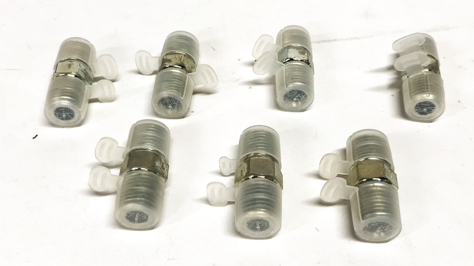Lenz 1/4 inch x 1/4 inch Male Straight Hose fitting [Lot of 7] NOS