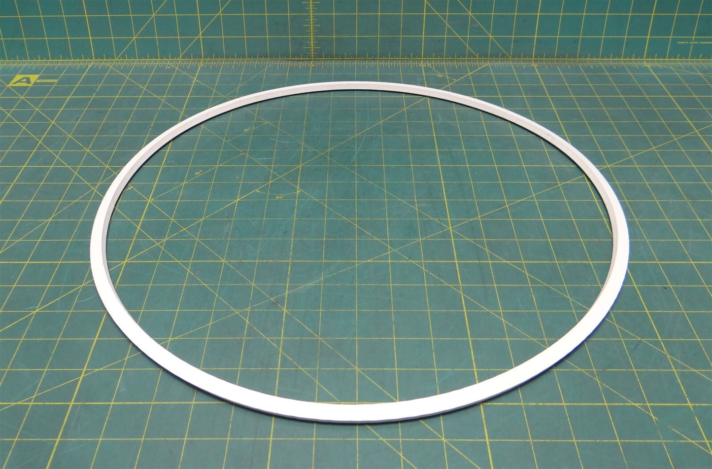 17" Outer Diameter, Square Profile Rubber Ring, 16.63" Inner Dia, 0.37" Width