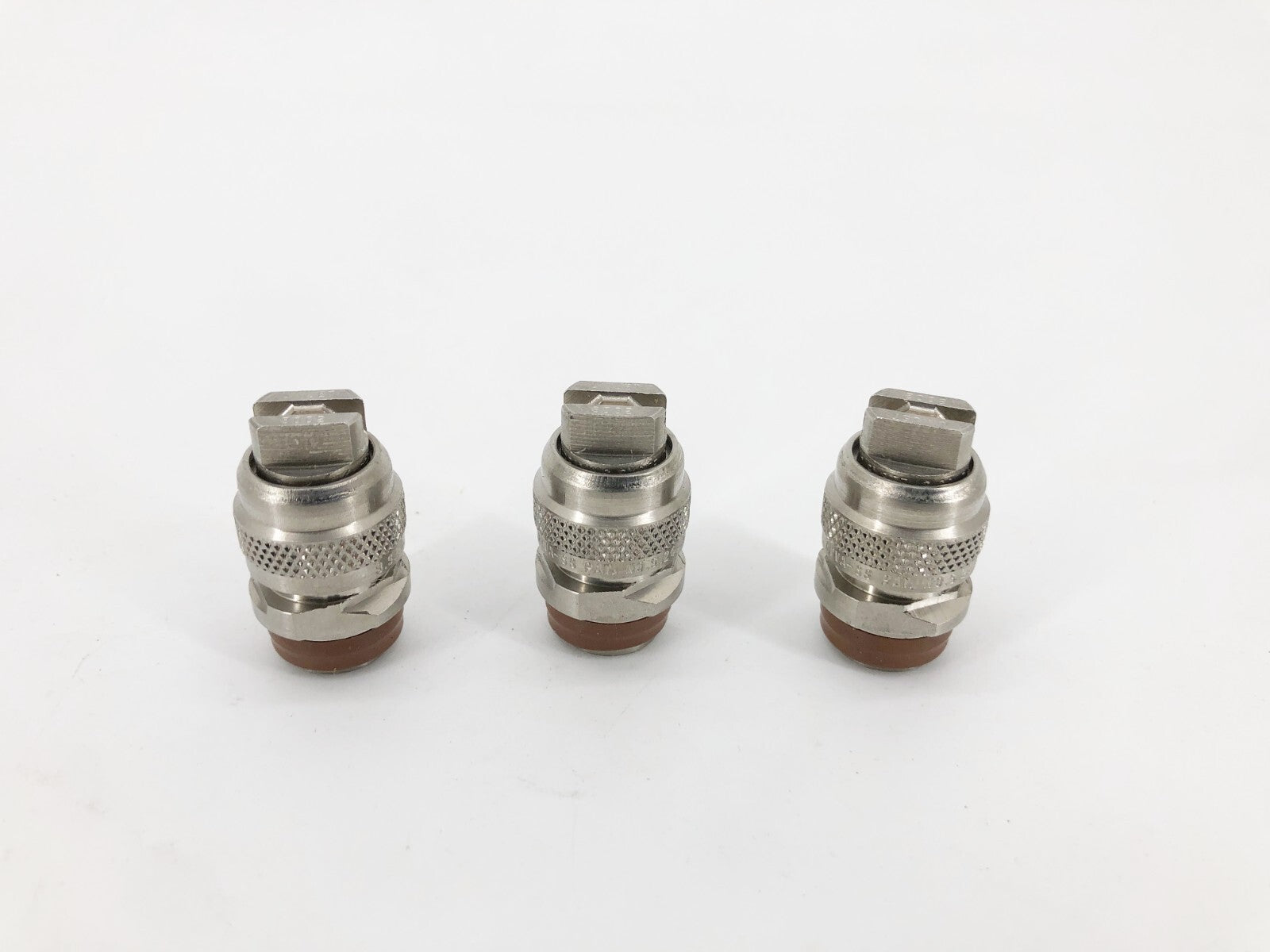 Lot of 3 New Spraying Systems QVVA-SS8002 VeeJet Spray Tips Stainless Steel